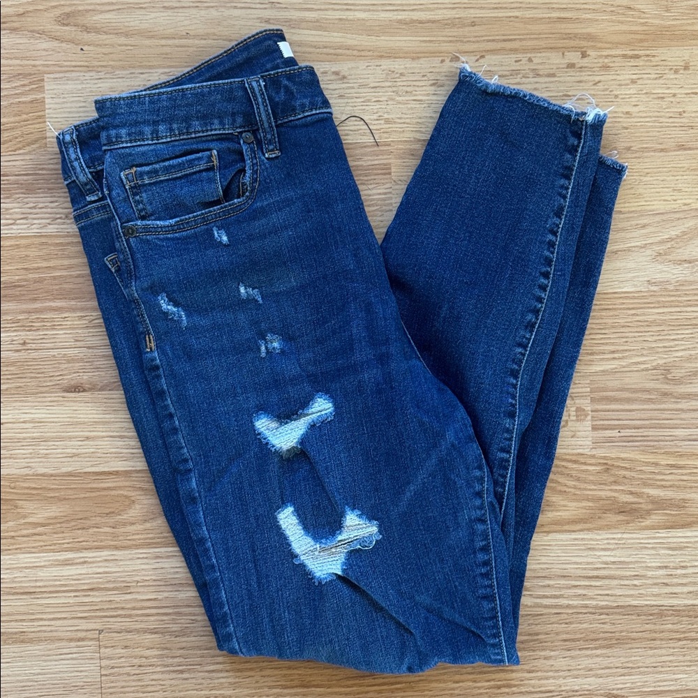 Eunina Distressed Skinny Jeans - Size 13